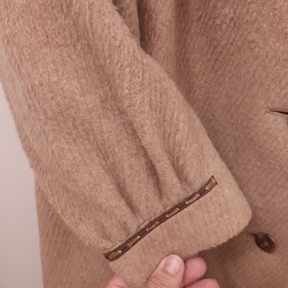 EASTEX LADIES VINTAGE COAT.SZ::#10 MADE IN ENGLAND.50% LLAMA.30%WOOL.20%NYLON.DR - Picture 5 of 8